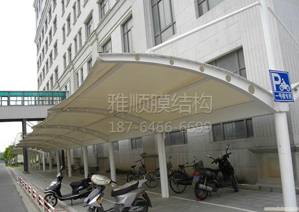 膜結(jié)構(gòu)電動(dòng)車(chē)、自行車(chē)棚