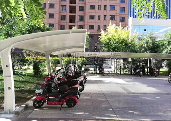 膜結(jié)構(gòu)電動(dòng)車(chē)、自行車(chē)棚