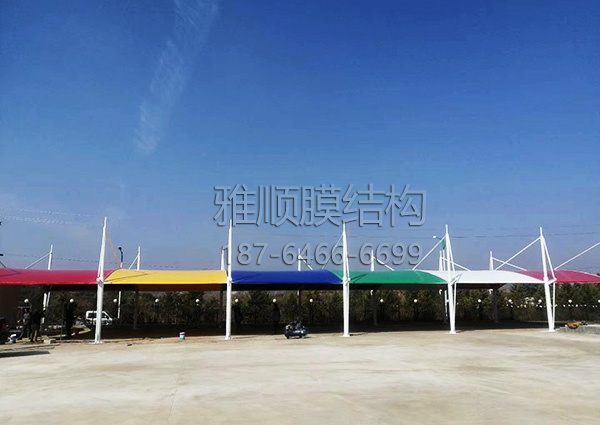 膜結構景觀-新疆烏魯木齊米東區(qū)浙商創(chuàng)業(yè)園交付使用（封面）